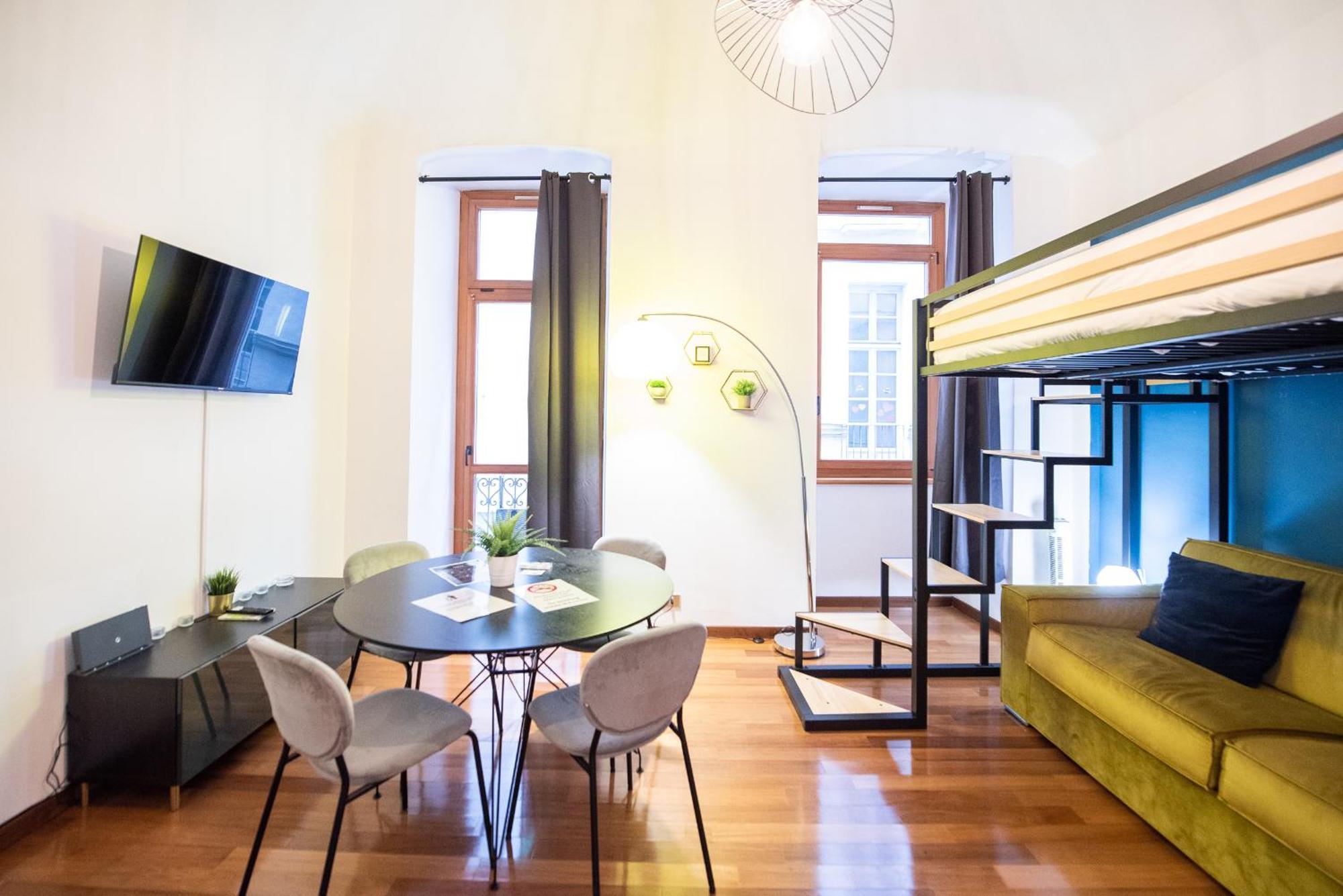 Appartamento Loft Centro Storico Torino Esterno foto